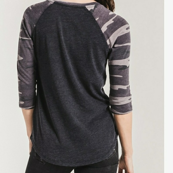 Z Supply camo baseball tee - Picture 3 of 4